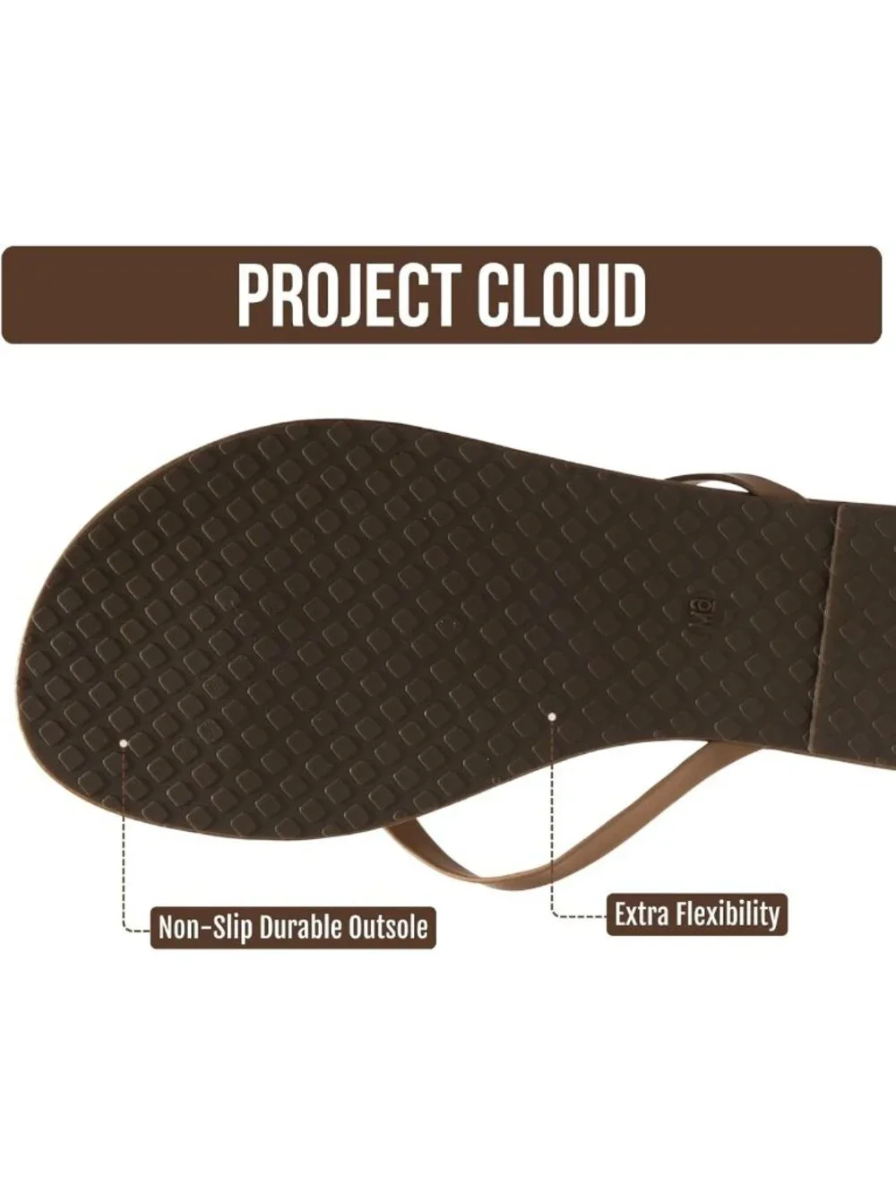 Comfortable Memory Foam Flip Flops for Women - Stylish Casual Sandals